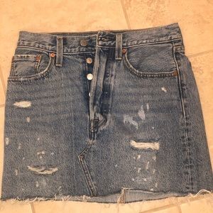Levi’s High Rise Jean Skirt